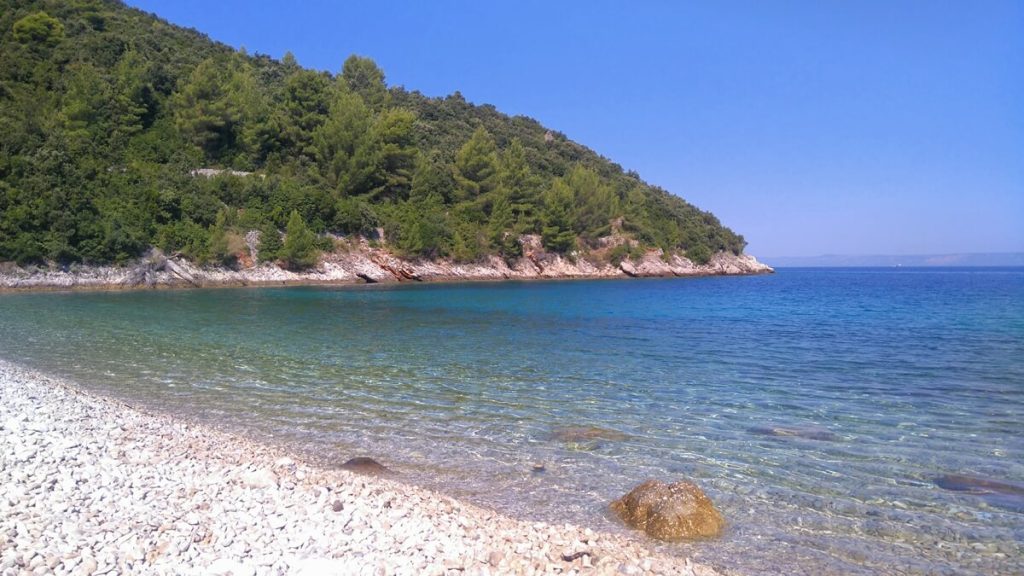 Plaža Samograd otok Korčula